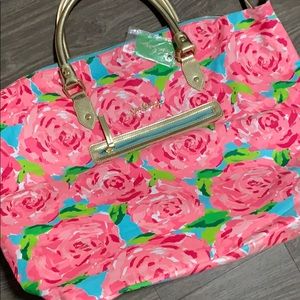 First impressions Lilly Pulitzer weekender bag NWT